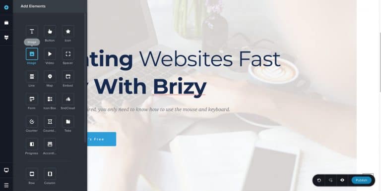 Using Brizy Featured Image