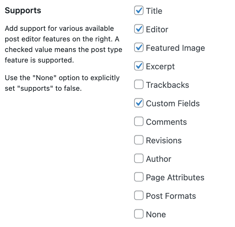 use custom fields
