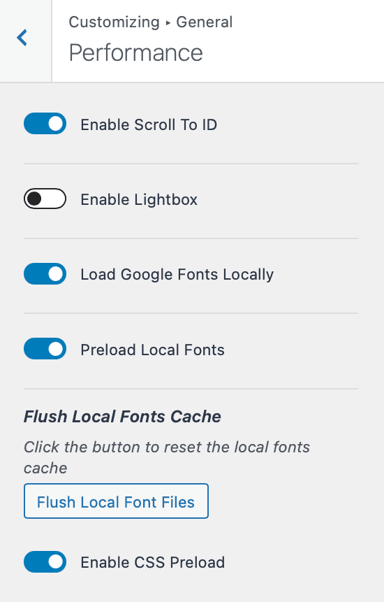 preload local fonts